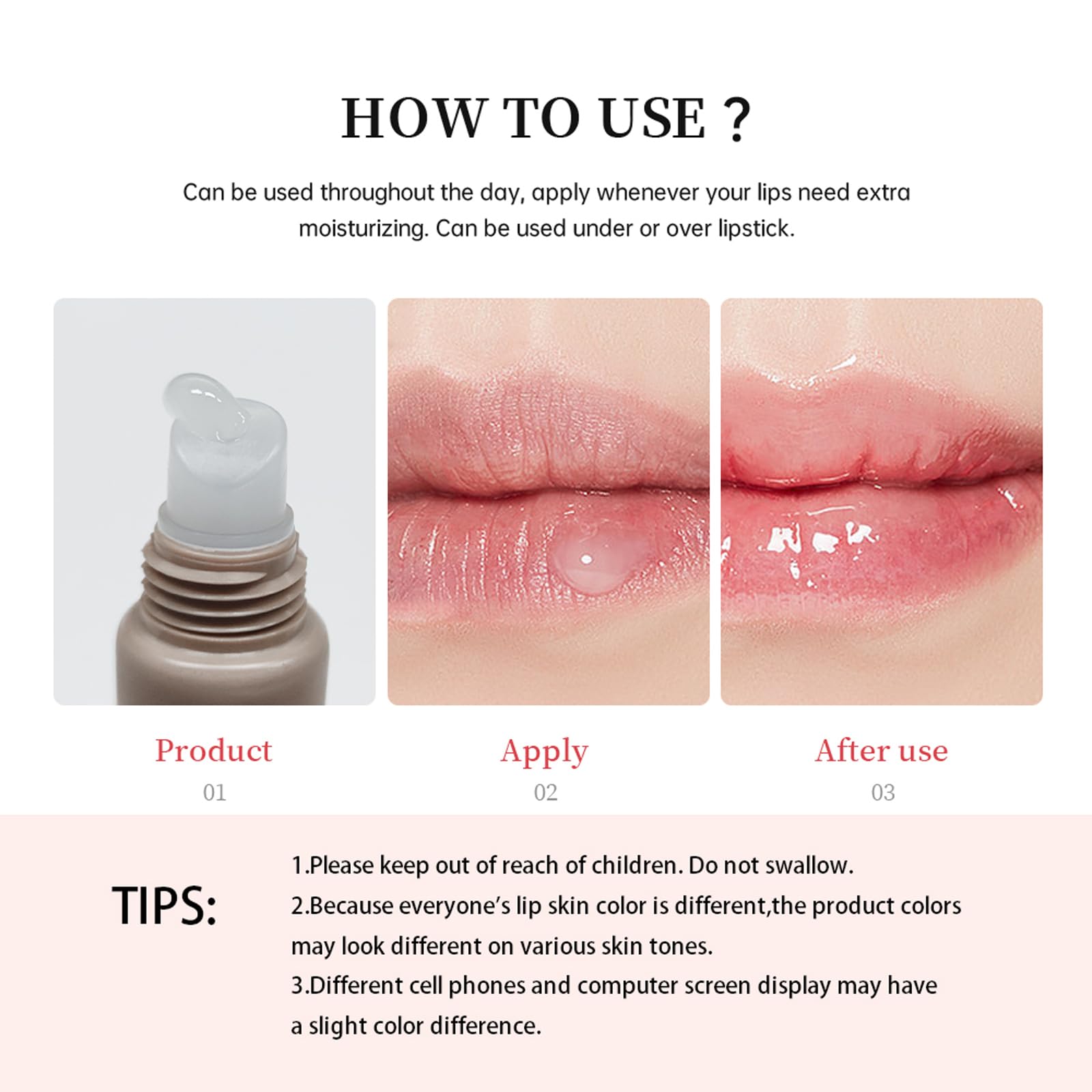 BAISEN DIARY Lip Butter Balm, cuidado de verano para labios sensibles.