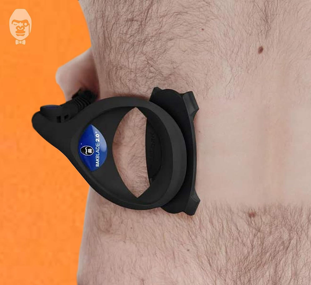 baKblade 2.0 PLUS diseño impermeable para uso en la ducha