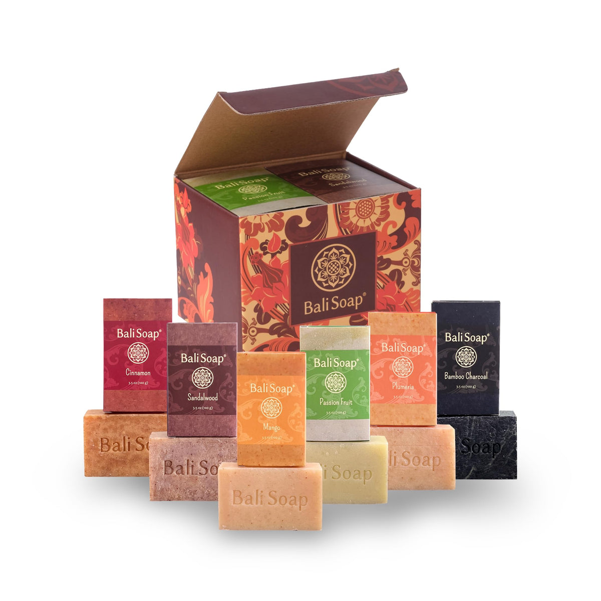 Bali Soap Paraiso Tropical, set de jabones, evocando un spa tropical en casa