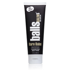 BallsBALM Bare Balm crema para cuerpo en envase visible, hidratación suave para piel seca.