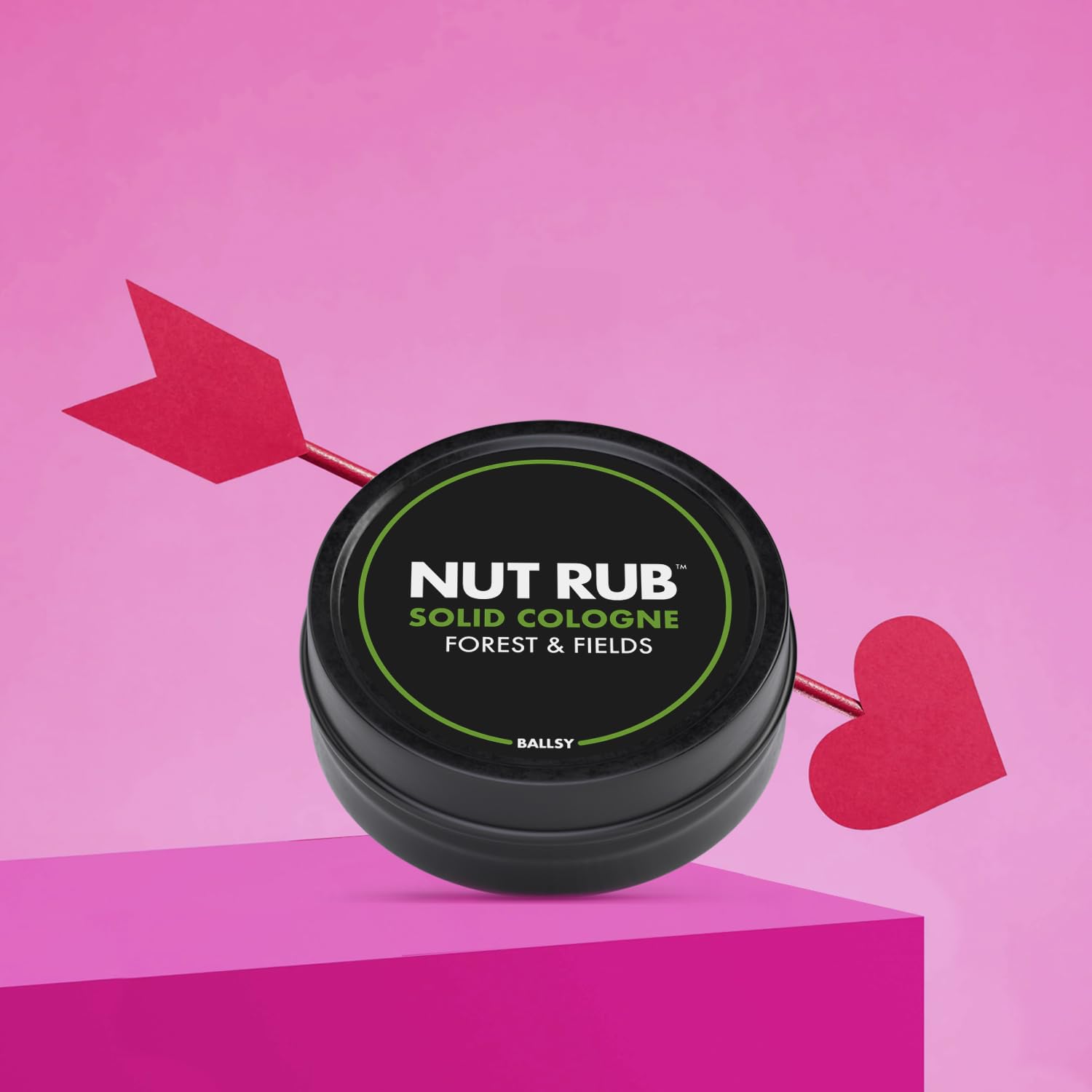 Ballsy Body and Groin Rub application image showing easy, mess-free usage