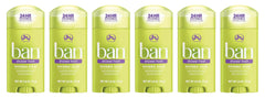 Ban antitranspirante invisible sólido con aroma ducha fresca; botella visible y sensación de frescura.