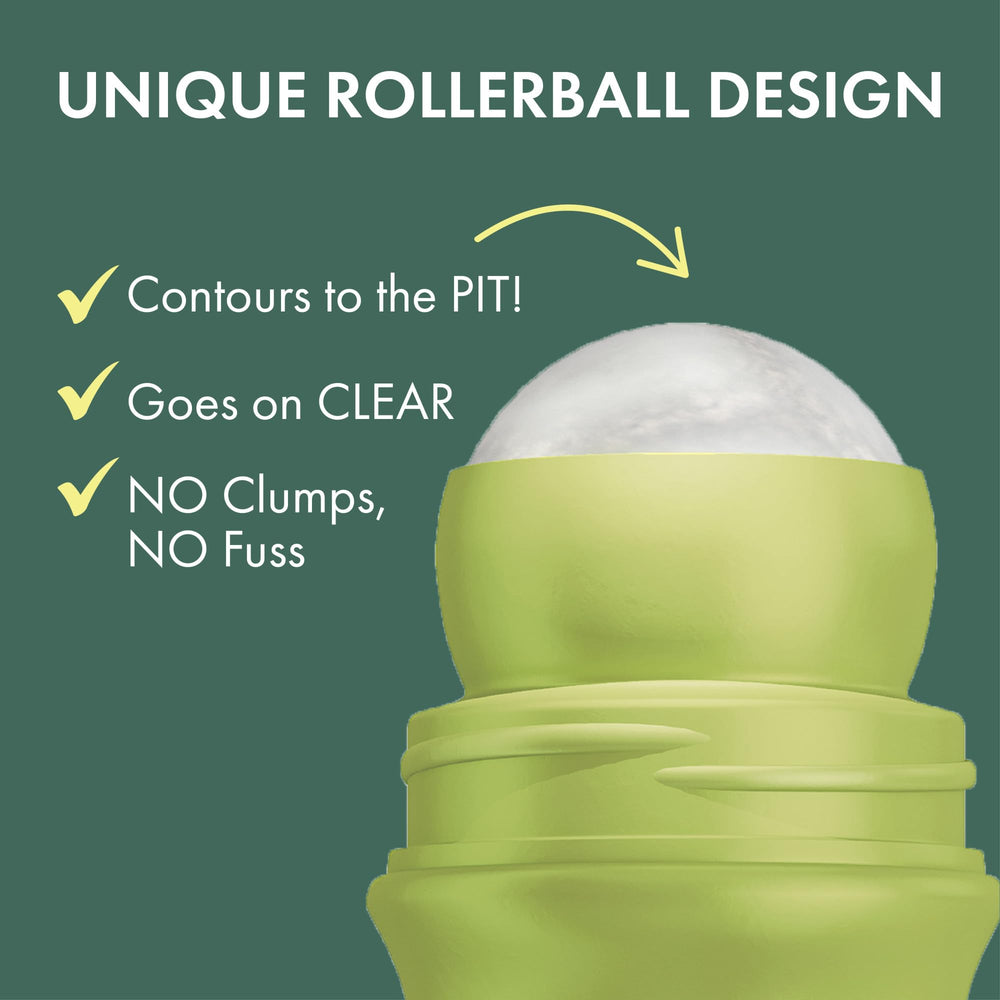 Ban Invisible Roll-On libre de parabenos y ftalatos para uso diario.