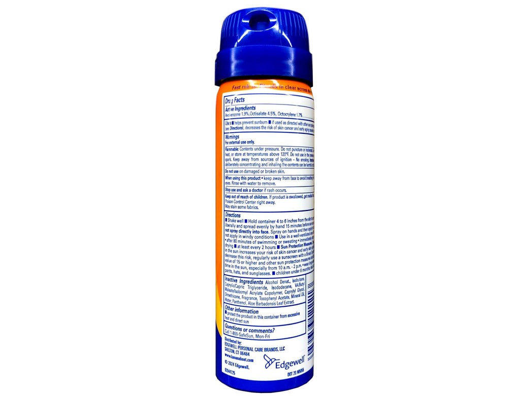 La aplicación de Banana Boat SPF 30 Deportiva ofrece una sensación refrescante inmediata.