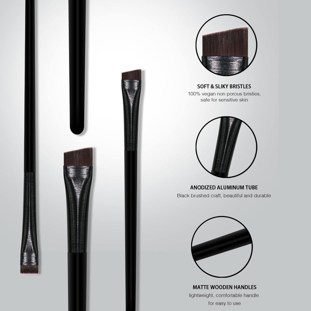 Banidy uso versátil para cejas, delineado y sombras de ojos.
