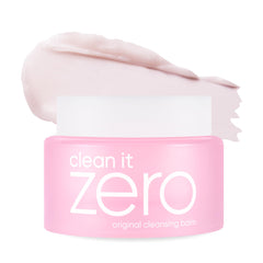 BANILA CO Clean It Zero Original: envase close-up muestra textura sherbet para limpieza suave.
