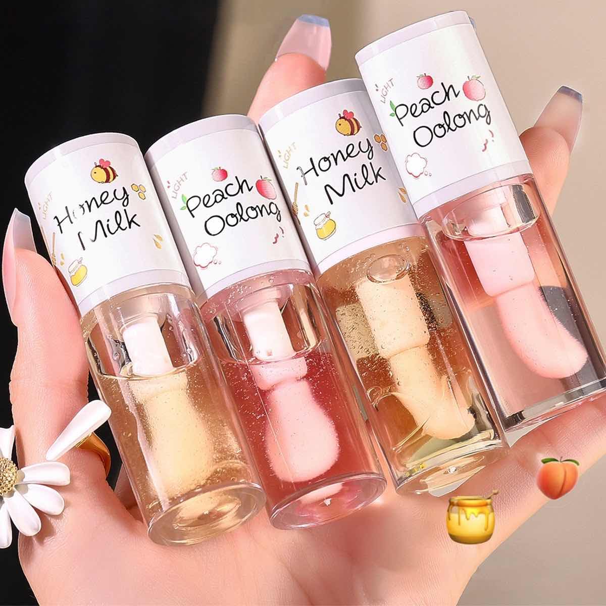 Baorder: aceite labial hidratante en botella para labios suaves y nutridos.