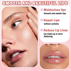 Baorder: brillo labial transparente con acabado luminoso y suave.
