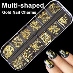 BAOYAALIN perlas y charms para uñas para arte francés duradero