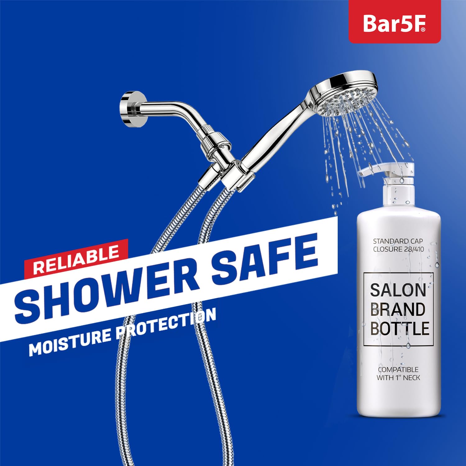 Bar5F dispensador blanco para líquidos, ideal para cosmética