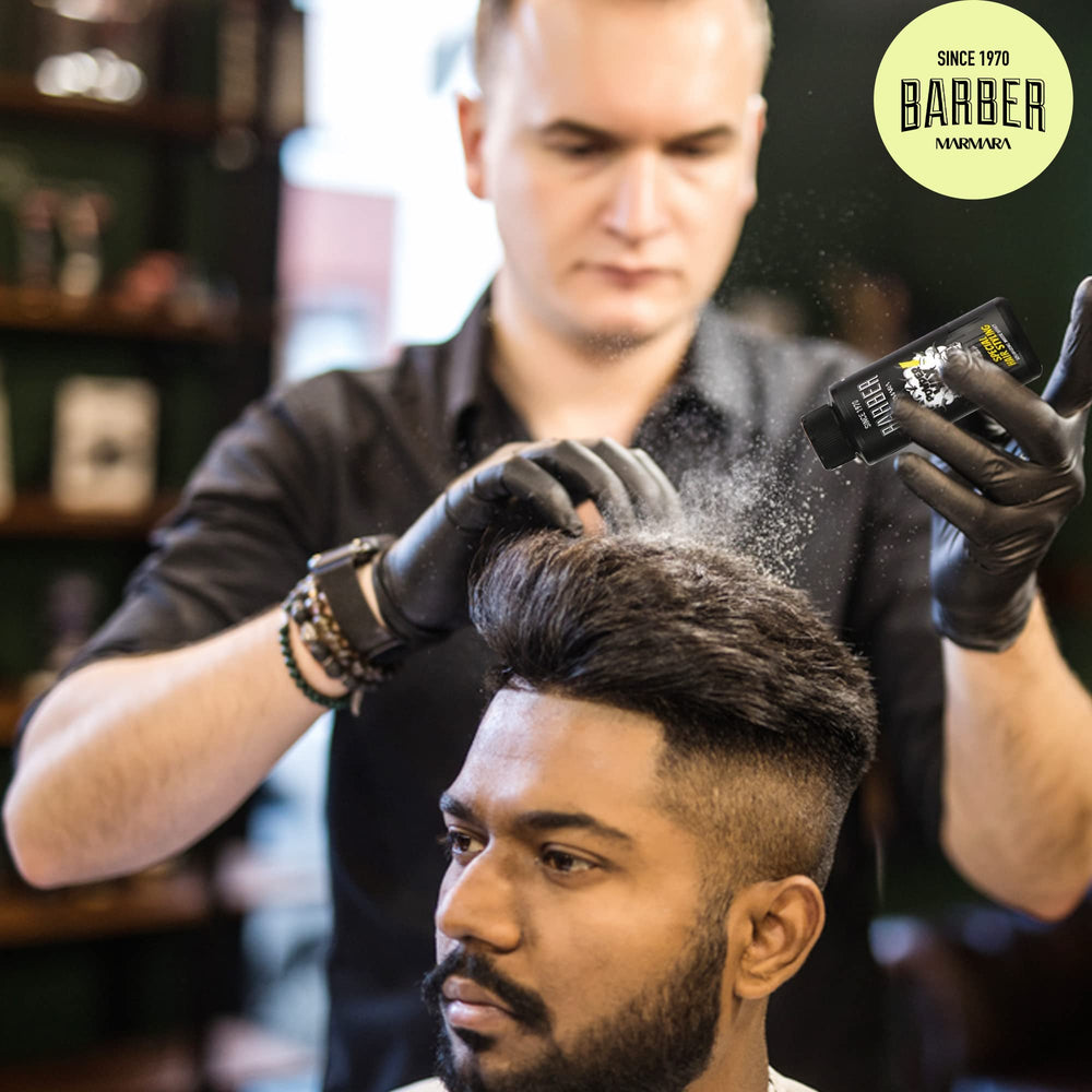 Barber Marmara Efecto mate cabello, densidad y textura sin brillo.