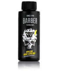 Barber Marmara Textura cabello largo, polvo que añade densidad y control natural.