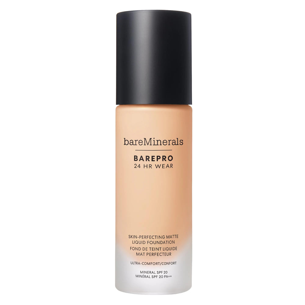 bareminerals barepro envase mate 24HR muestra acabado duradero