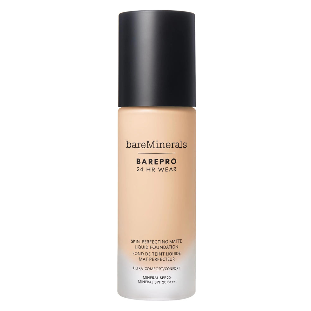 Barepro textura mate suave para piel madura, acabado natural.