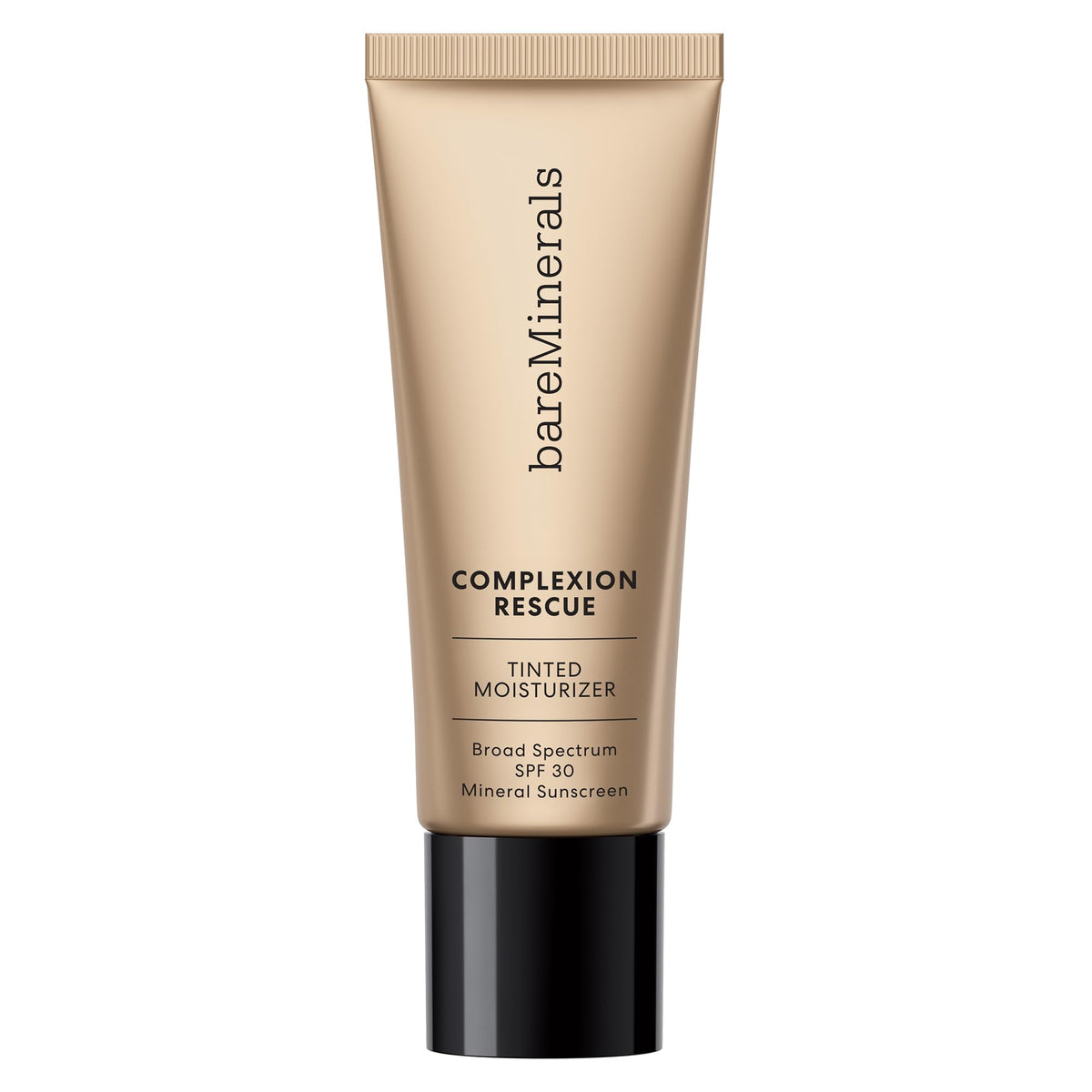 bareMinerals Complexion Rescue, botella-aplicación suave para hidratación duradera.