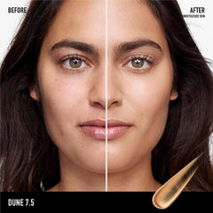 bareMinerals Complexion Rescue, envase-detalle muestra tono dune.