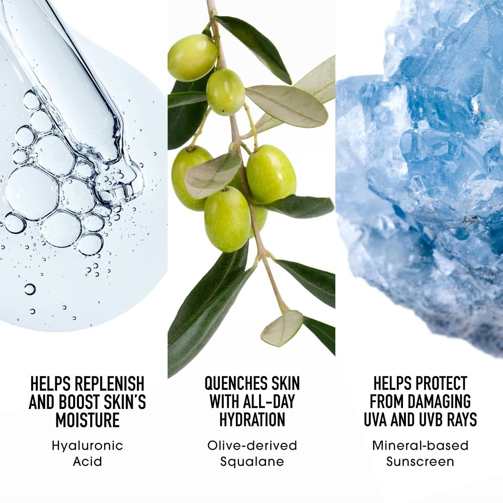 bareMinerals Complexion Rescue escualano derivado de oliva, nutrición ligera para la piel.