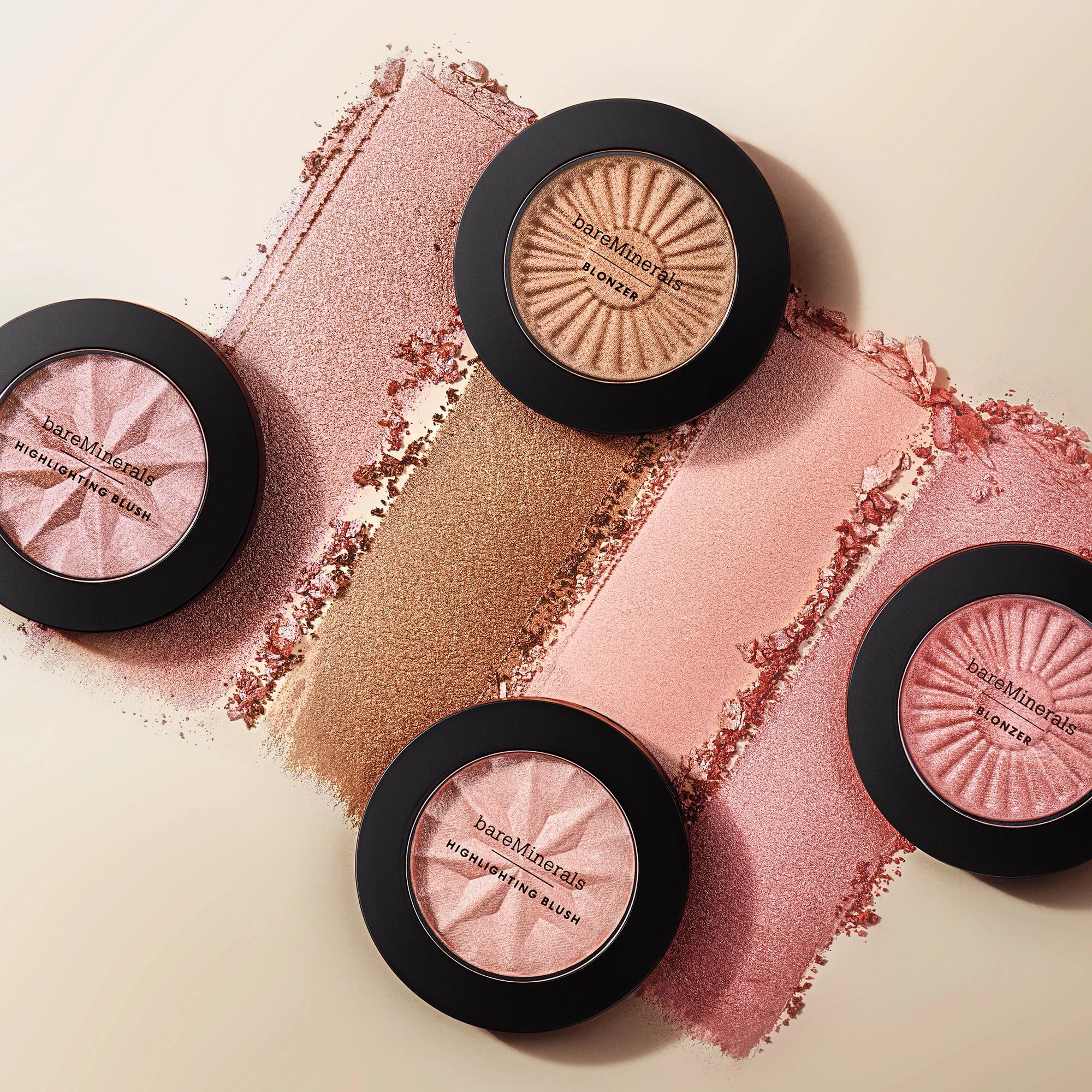 bareminerals rubor iluminador envase compacto y practico para viajar