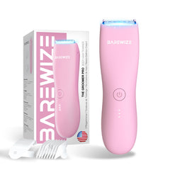 BAREWIZE Bikini Trimmer con filo cerámico para un corte preciso y suave