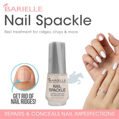 Barielle Nail Spackle: aplicación delgada rellena imperfecciones sin acumulación.