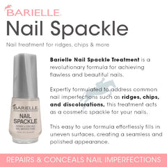 Barielle Nail Spackle camufla uñas para un acabado limpio y uniforme.