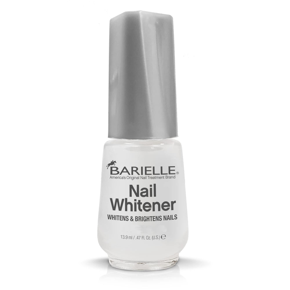 Barielle blanqueador de uñas: botella elegante para un brillo suave.