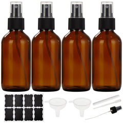 Bastelica frasco ámbar de vidrio 4oz, con protección UV y uso versátil