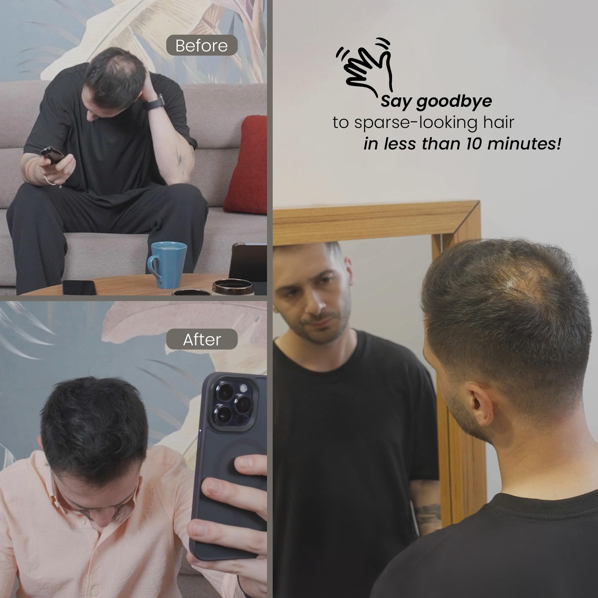 Batci Corrector de Cabello: envase de 50 ml para uso prolongado.