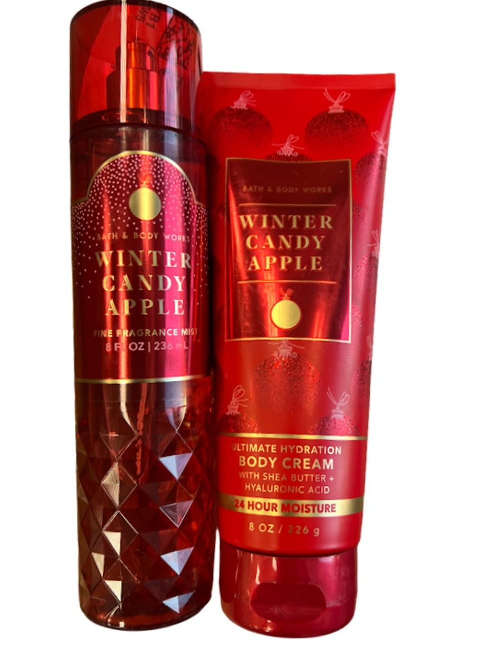 Bath & Body Works crema corporal Winter Candy Apple para piel suave e hidratada
