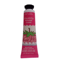 Bath & Body Works crema de manos manteca de karité fresa pastel, hidratación suave para uso diario