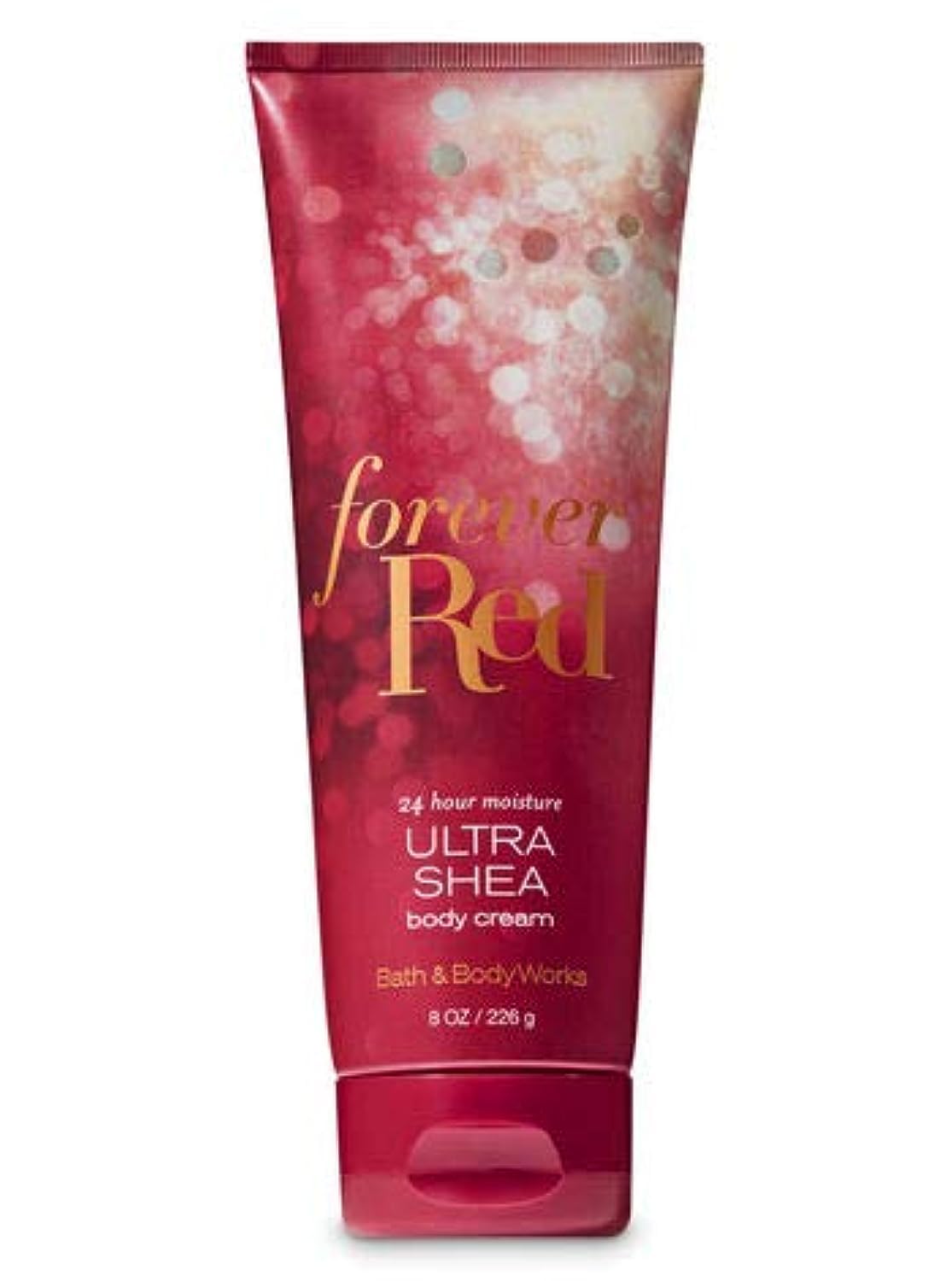 Forever Red de Bath & Body Works, envase 8 oz, hidratación profunda para la piel