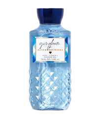 Bath & Body Works Gingham, diseño de etiqueta de la botella, fragancias frescas para el uso diario.