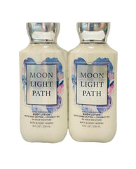 Moonlight Path de Bath & Body Works, dúo de lociones 8 oz para hidratación diaria.