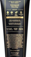 Bath & Body Works Noir cream texture closeup highlighting rich moisture.