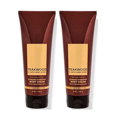Bath & Body Works Teakwood crema corporal ultrahidratante en empaque de dos-pack para piel suave