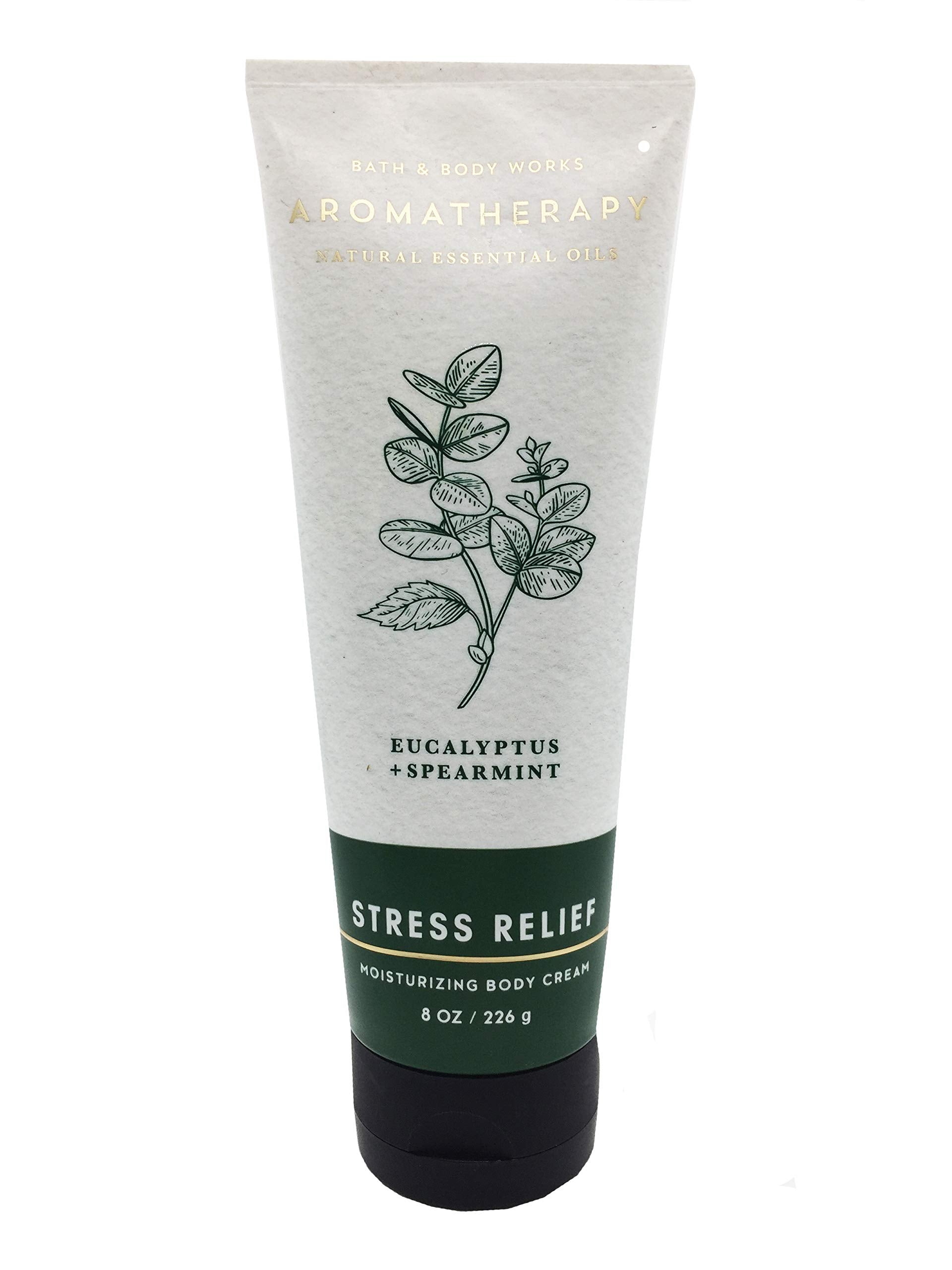 Bath & Body Works Aromatherapy crema corporal con eucalipto y menta para relajación.