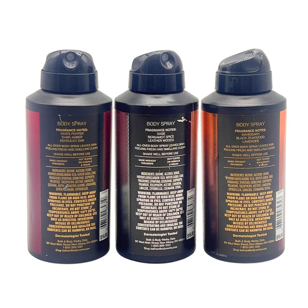 Bath & Body Works Bourbon, botella en primer plano con aroma cálido.