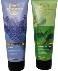 Bath & Body Works crema corporal aromaterapia eucalipto-spearmint para piel suave y fresca.