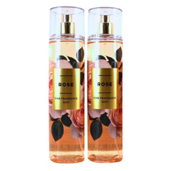 Bath & Body Works Rose, botella doble para perfumar piel y ropa de forma ligera.