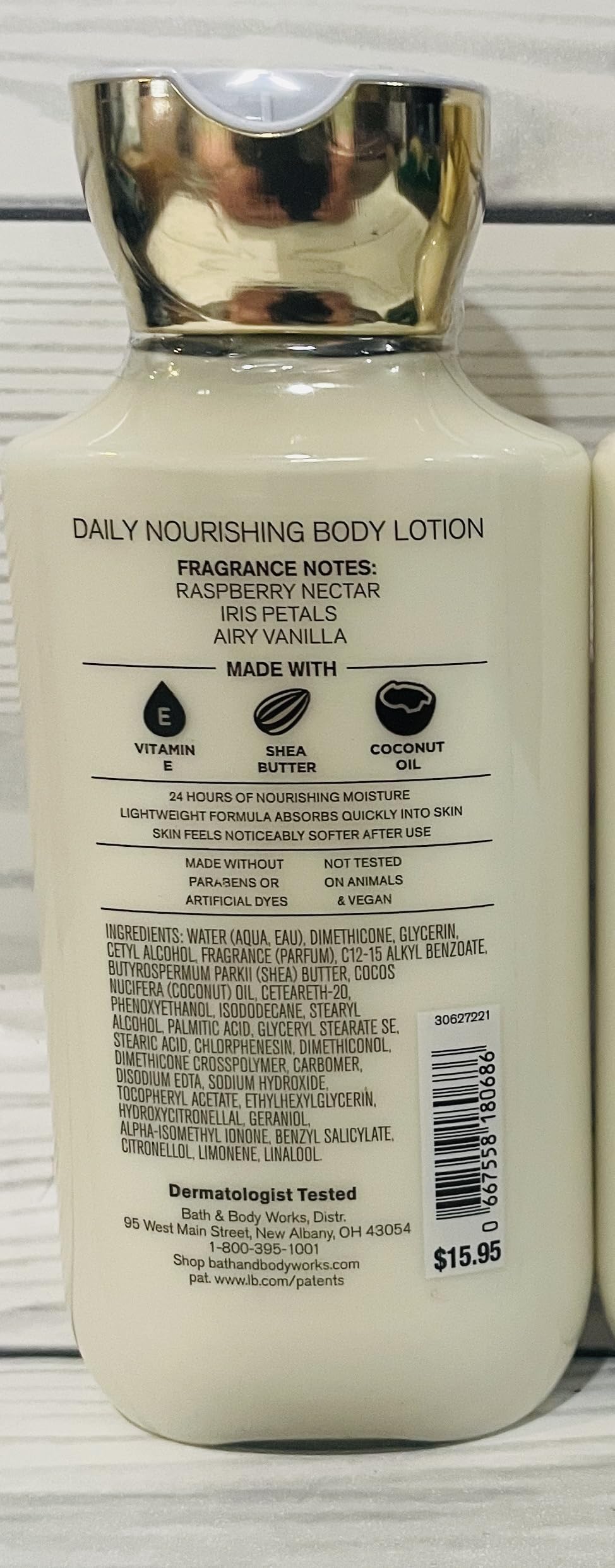 Bath & Body Works loción mariposa 8 oz, envase-variado, ideal como regalo o para uso diario.