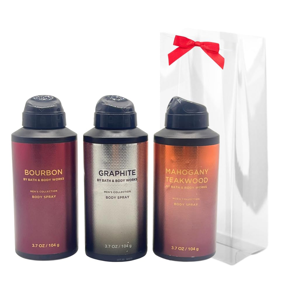 Set regalo Bath & Body Works para hombre con Mahogany Teakwood, ideal para sorprender.