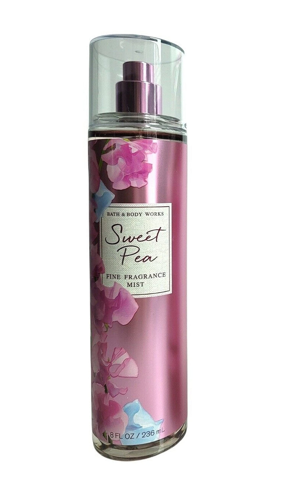 Bath & Body Works Sweet Pea niebla perfumada, ideal para refrescar y perfumar el día.
