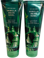 Bath & Body Works Vanilla Bean Noel crema corporal 8oz, hidratante y suave.