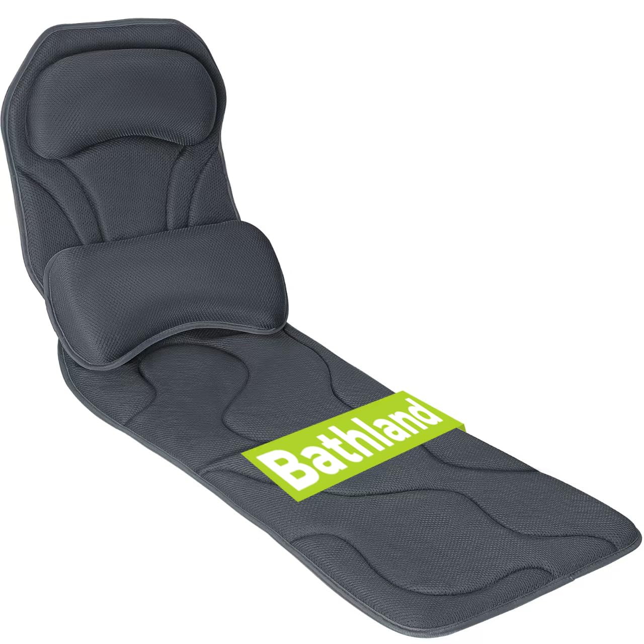 Bathland almohada para la cabeza brinda soporte cómodo durante el baño.