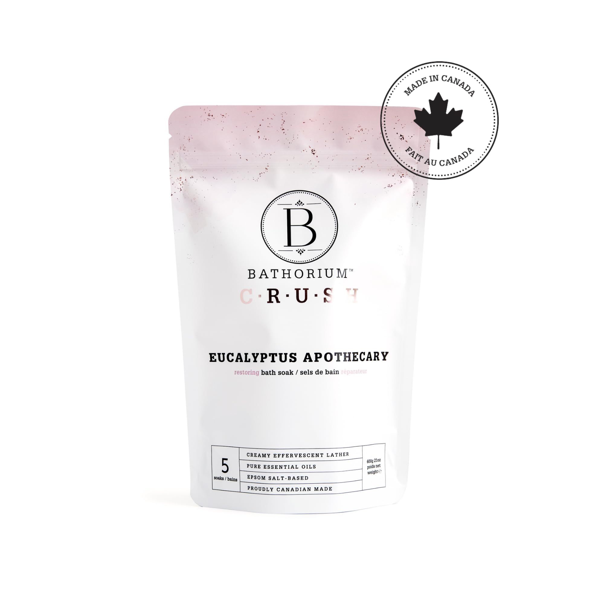 Crush Batharium espuma cremosa en bañera para piel suave e hidratada