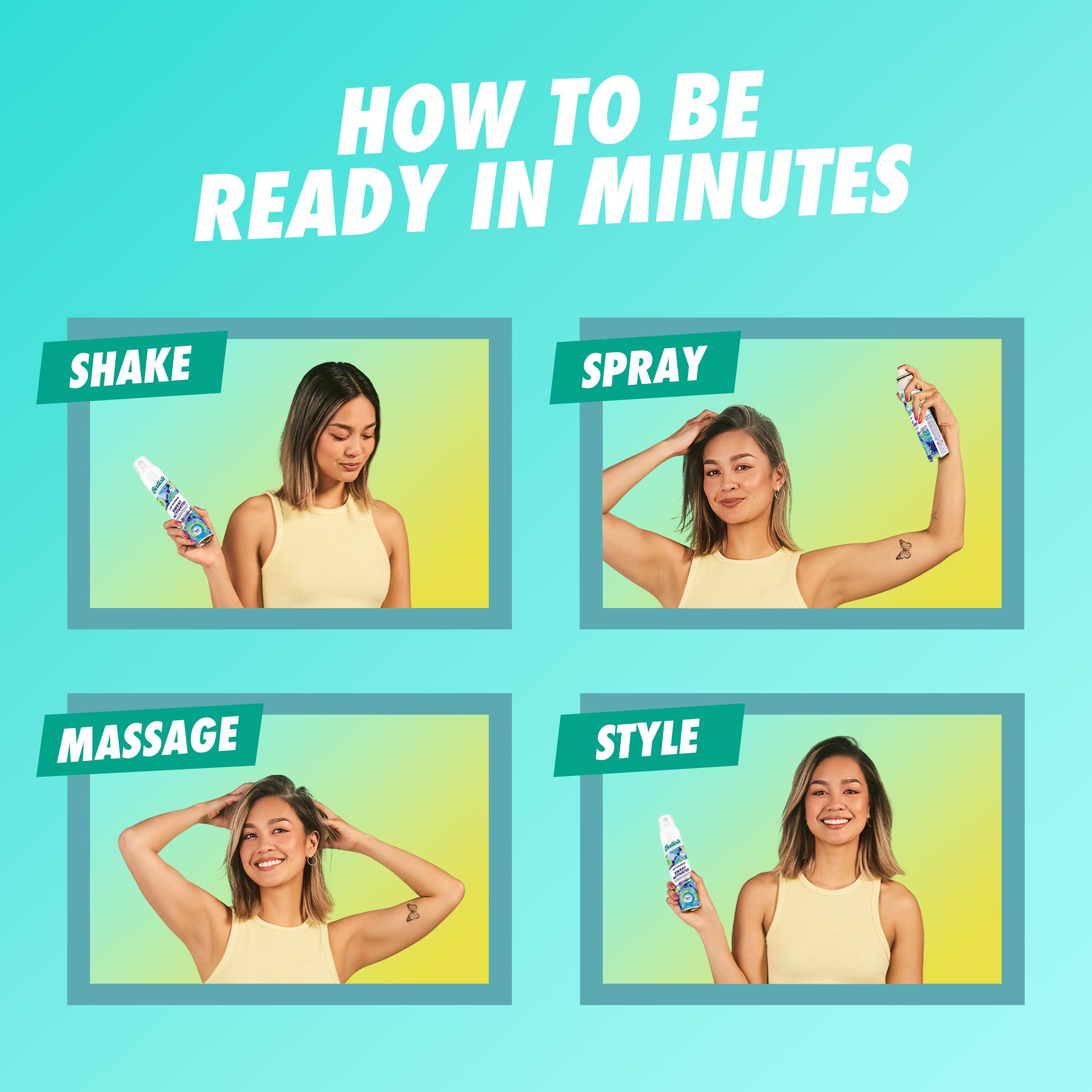 Batiste Champú Seco Rubio: ideal para días ocupados y retoques rápidos.
