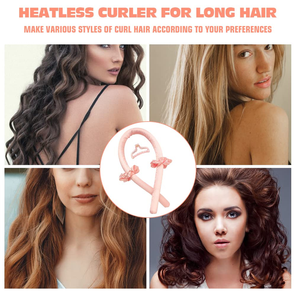 BATOUDE prendedor para cabello rosa mantiene el rizo en su lugar.