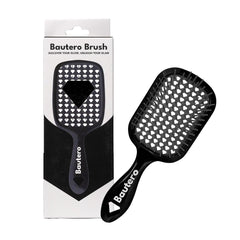 Bautero cepillo desenredante con dientes flexibles para desliz sin dolor en todo tipo de cabello