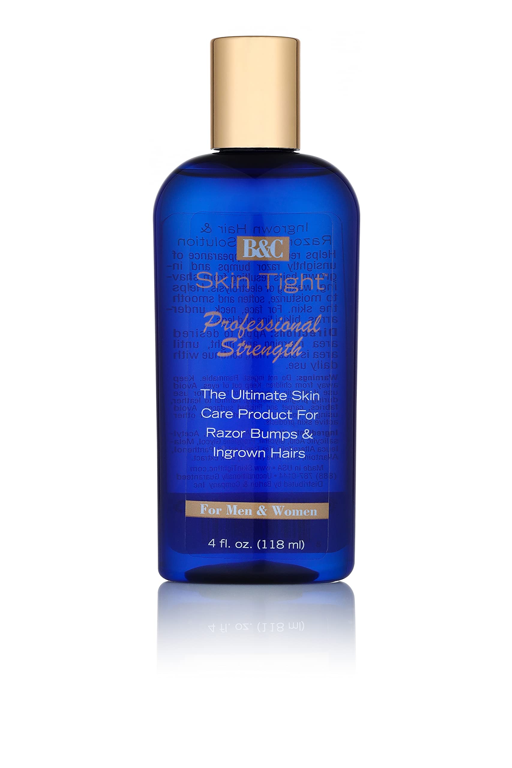 Bc SKIN TIGHT loción 4 oz en envase, cuidado diario de la piel