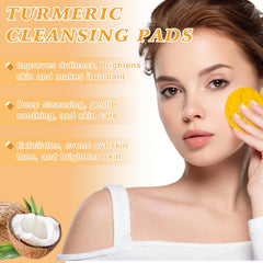 BCBU curcuma discos exfoliantes: limpieza diaria y exfoliación suave.